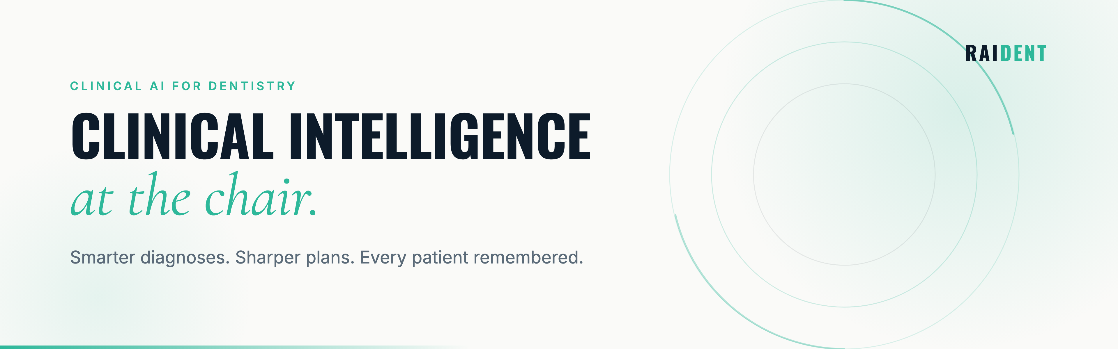 Raident &ndash; Clinical Intelligence at the chair